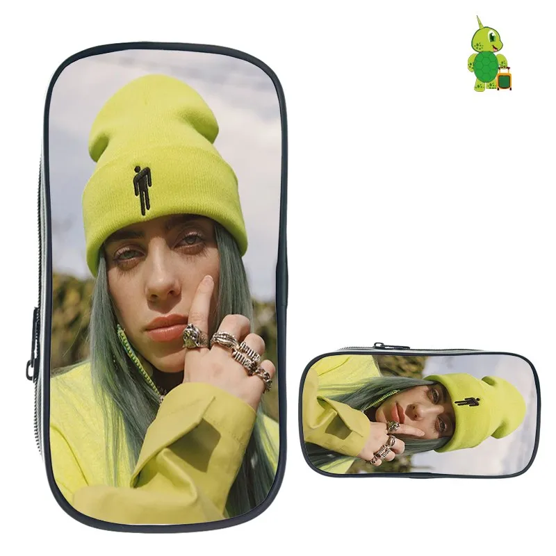 13 Billie Eilish пеналы для девочек-подростков, косметички, школьные принадлежности, канцелярские принадлежности, сумка для хранения, Billie Eilish, хип-хоп, косметичка - Цвет: 13
