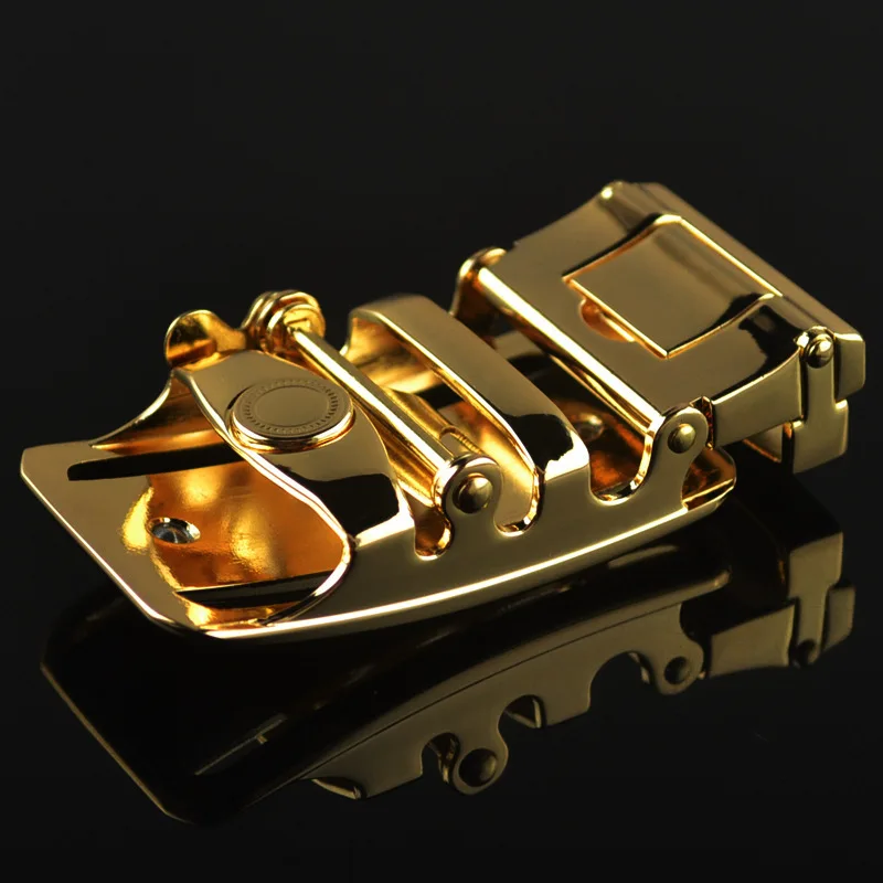 

FANGE men belt leather belt men automatic buckle high quality male Fashion jeans chain stretch luxury brand black FG2517A