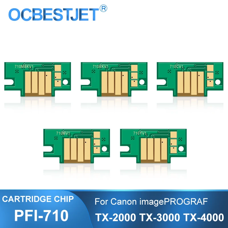 

PFI-710 PFI710 Permanent Cartridge Chip For Canon imagePROGRAF TX-2000 TX2000 TX-3000 TX3000 TX-4000 TX4000 Printer Chips