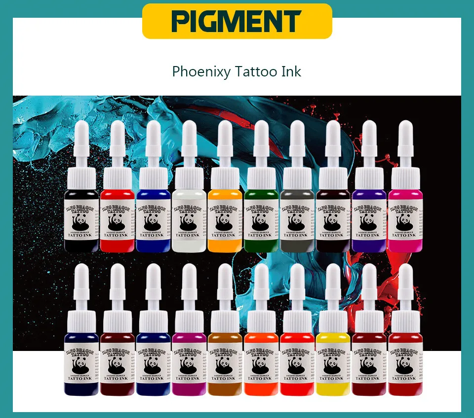 Профессиональный комплект тату-машинки 4 шт. Liner Shader Tattoo guns 20 видов цветов Immortal чернила Электропитание комплект татуировки полный захват