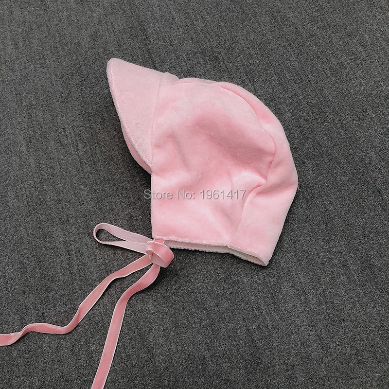 

Autumn Baby Girls Hat Cotton Girl Lace Hat Pink Soft Cap For Infant Adjustable Princess Newborn Baby Cloth Accessories