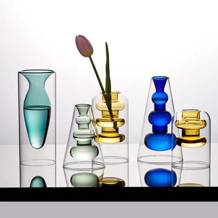 

Home Decorative Glass Vase Living Room Decoration Vase Transparent Home Decorative Glass Gifts