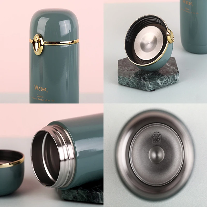 Термос из нержавеющей стали для кофе чая молока 280 мл|Вакуумные фляги и термосы| |