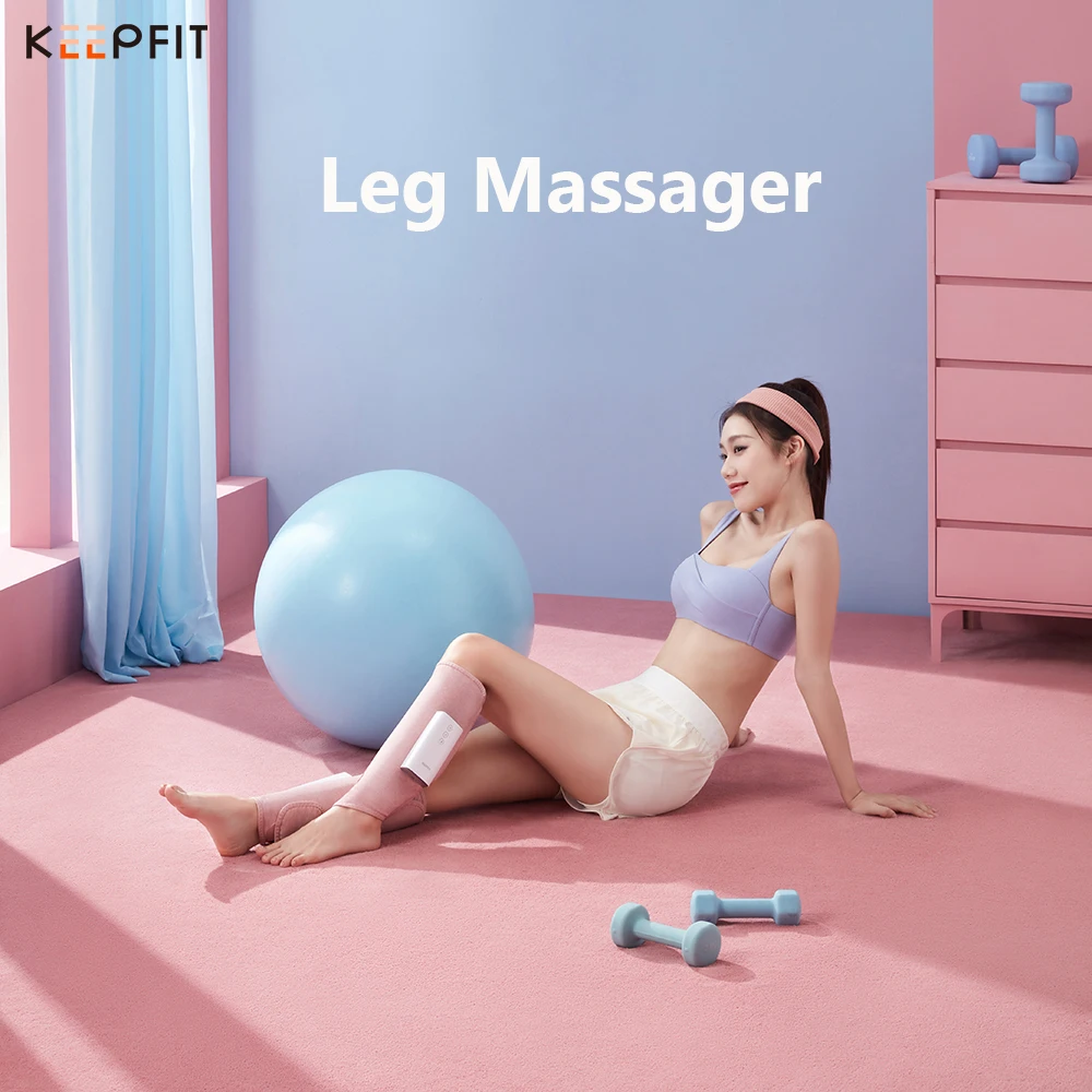 Leg Massager Pair Air Pressure Original Digital Display Hot Compress Beautiful Relieve Calf Muscle Fatigue Massage KEEPFIT