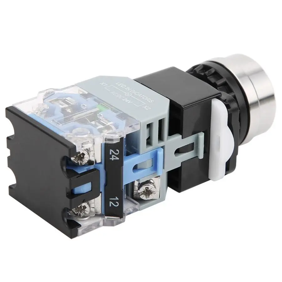 Промышленный кнопочный переключатель с крассветильник светом GQ38 диаметр