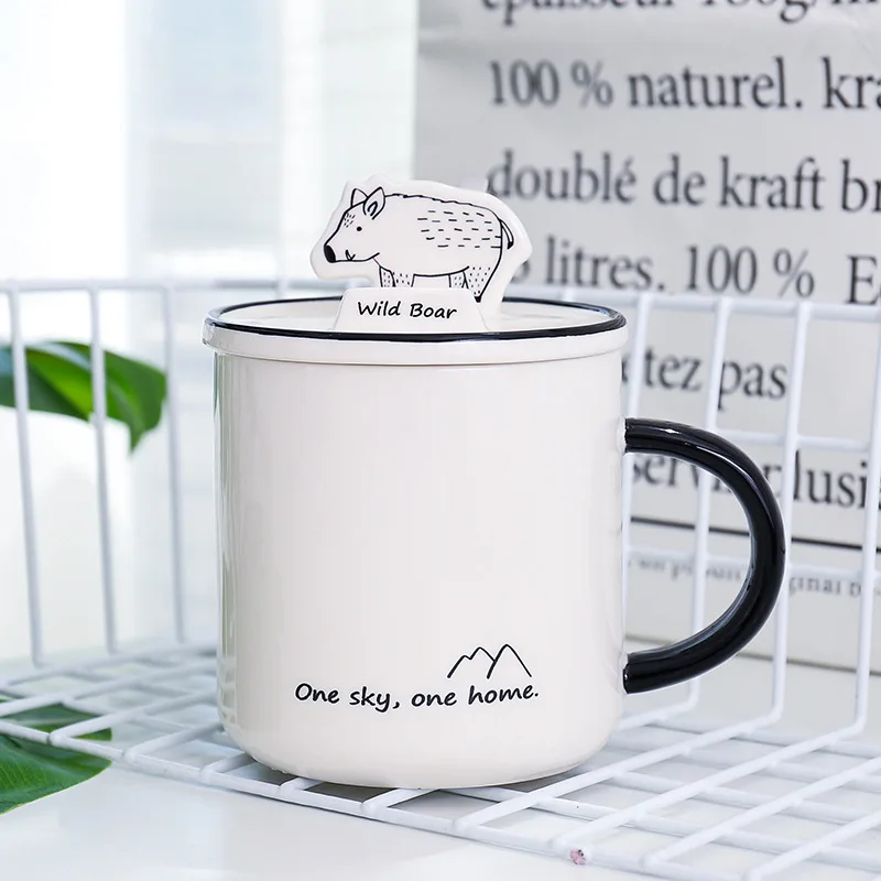 Креативный мобильный телефон с подставкой кружки животными офисные чайные чашки