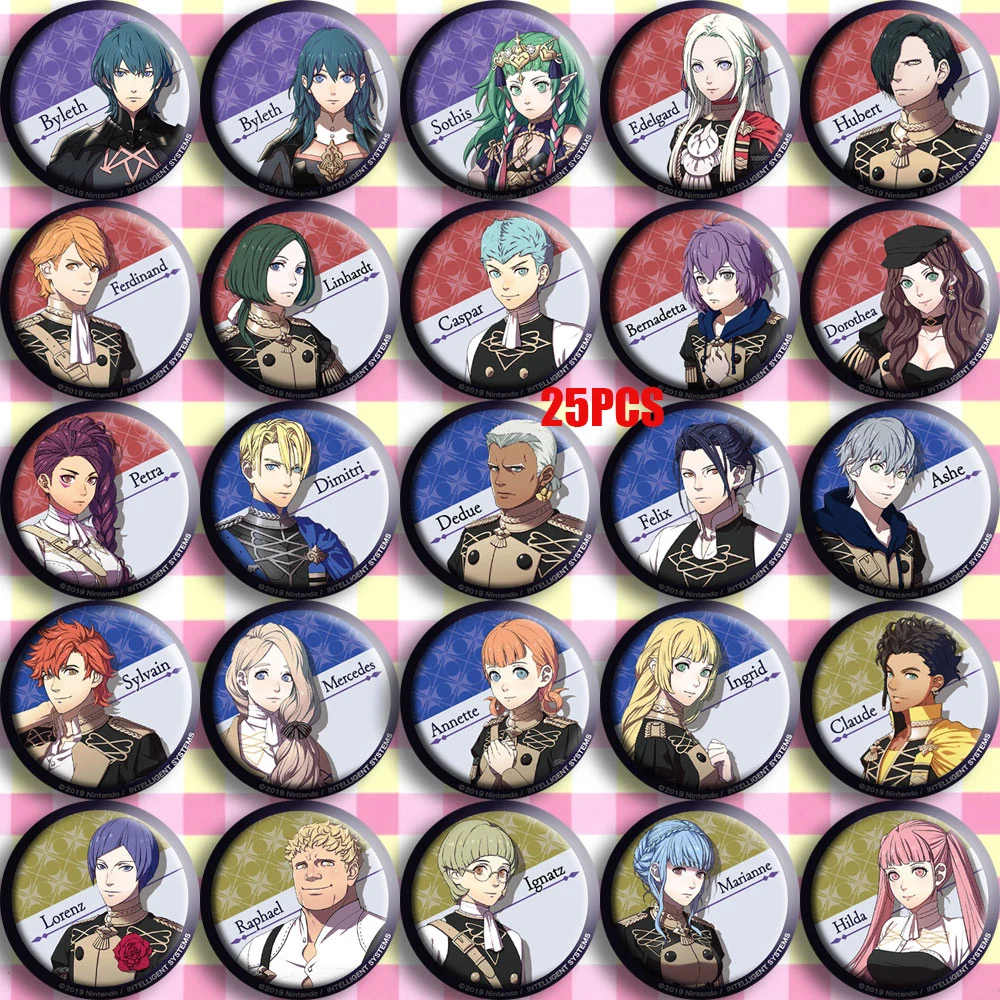 Японское аниме эмблема огня: три дома эдельгард блудуд Клод Косплей бедж