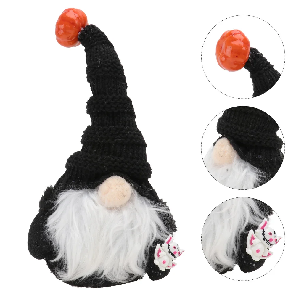 

1Pc Dwarf Cloth Doll Decor Harvest Festival Ornament Faceless Doll Plaything