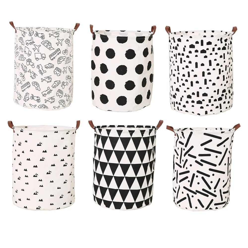 

Водонепроницаемая корзина для белья, детский органайзер для игрушек и одежды, корзина для хранения, большая корзина для одежды из хлопка и л...