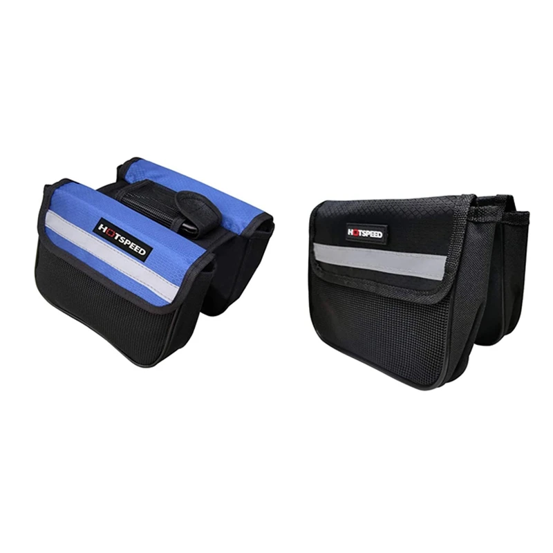 

HOTSPEED Waterproof Portable Bike Pannier Bag Bike Rear Seat Saddle Bags Bike Bag Bicycle Storage Front Tube Bag