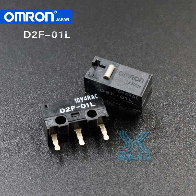 

2pcs OMRON Mouse Micro switch Microswitch D2F-01L suitable for Logitech G403 G520 G603 G703 G900 G903 IE3.0 D2FC-F-7N 10M 20M