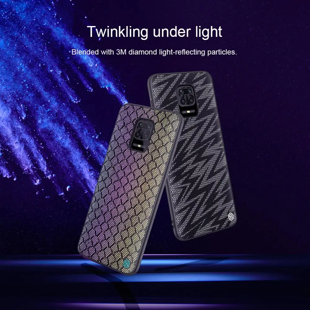 Глянцевый силиконовый чехол Nillkin с мягкими краями для Xiaomi Redmi Note 9S 9 Pro Max |