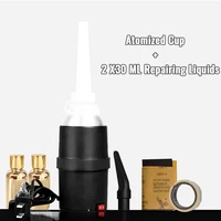 110 220v car headlight refurbished tool electrolytic atomized cup evaporating cup with 2 x30 ml repairing liquids