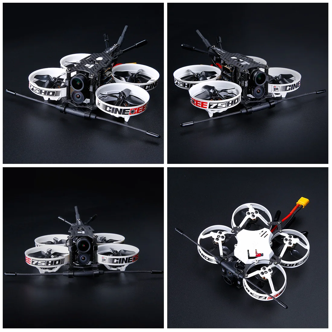 Новинка iFlight CineBee Hybrid 4K 75 мм bwoop FPV Дрон BNF с гибридной двойной камерой 4K камера/XING NANO 1103 кв мотор
