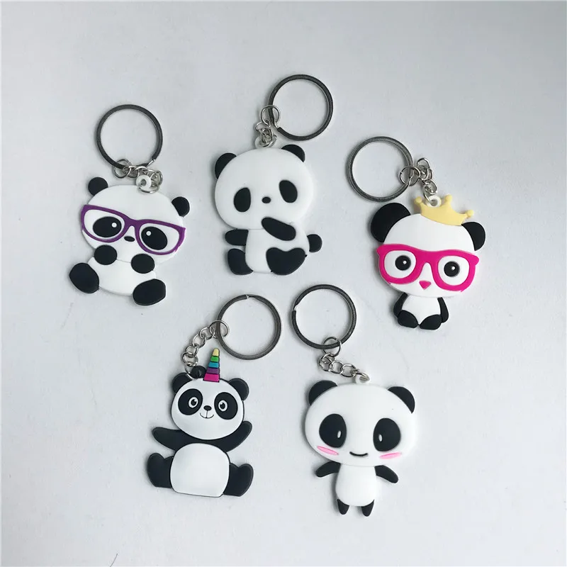 1 шт. вечерние украшения Милая панда ПВХ брелок украшение для детского душа DIY