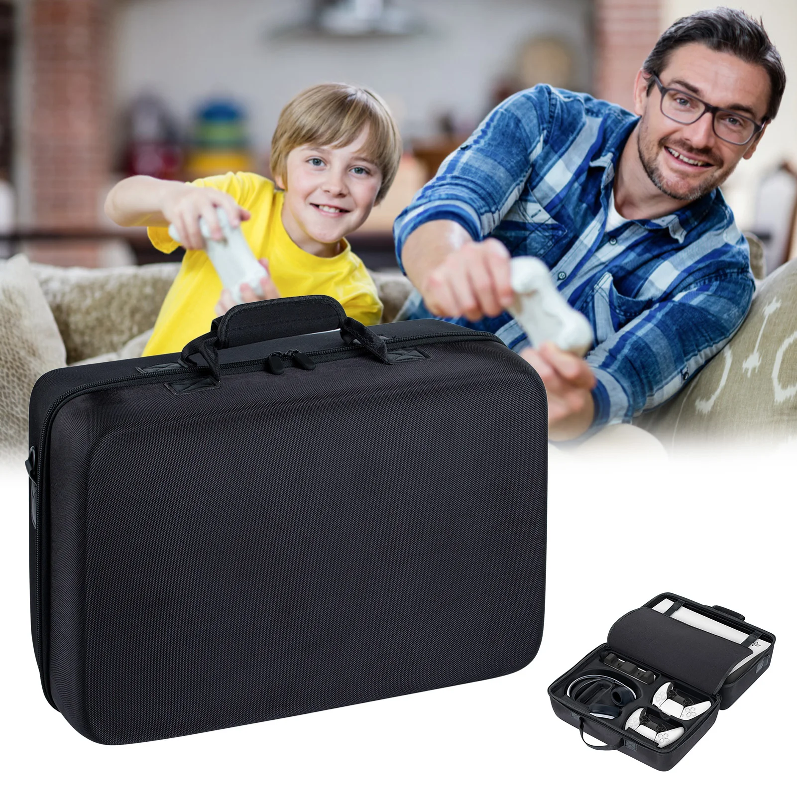 

Travel Storage Handbag For PS5 Console Protective Luxury Bag Adjustable Handle Bag For Playstation 5 Travel Carrying Case