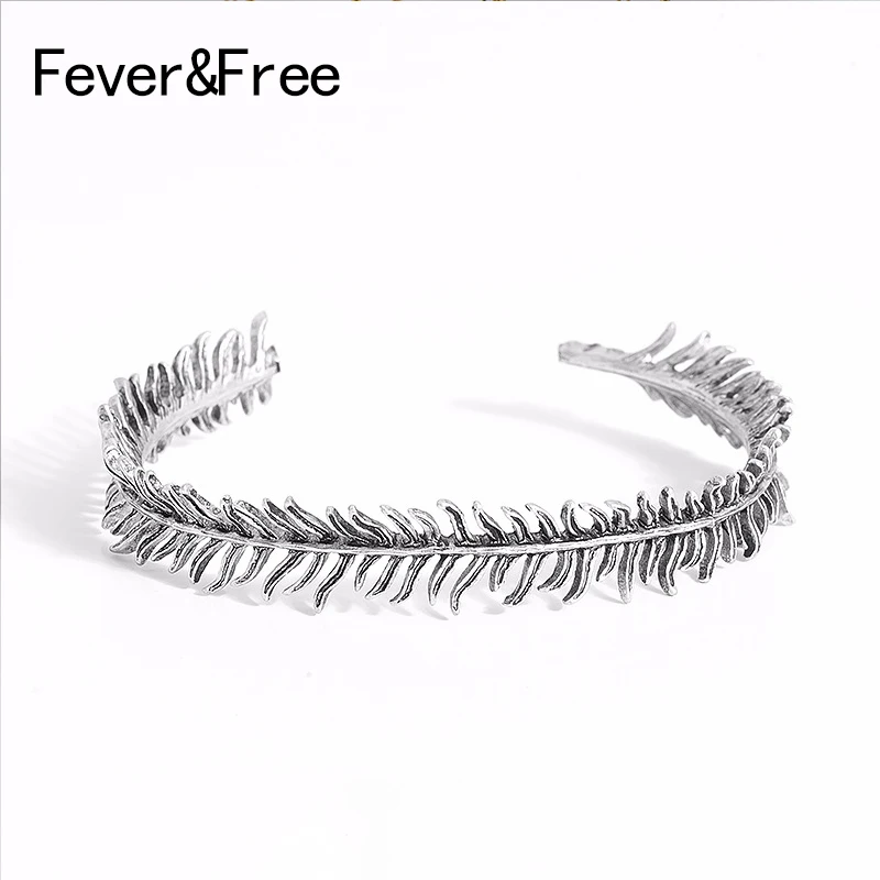 Fever & Free новый дизайн антикварные серебряные браслеты для женщин Бохо винтажные