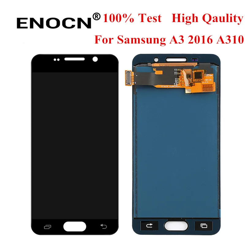Для Samsung Galaxy A3 2016 A310 SM A310F A310M A310Y TFT ЖК дисплей с цифрователем сенсорного вода и