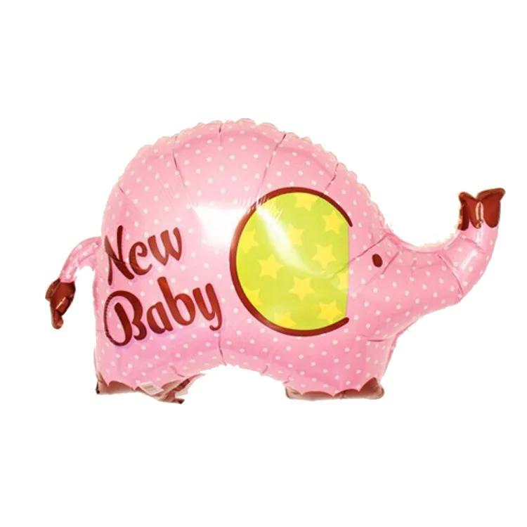

Cartoon toy balloon pink baby elephant aluminum foil balloon children birthday balloons venue layout aluminum foil balloons