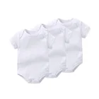 Боди унисекс, хлопковое, с коротким рукавом, 3 шт.лот