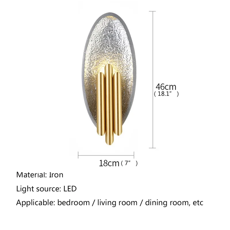 Современная простая настенная лампа OUFULA креативные светильник ильники