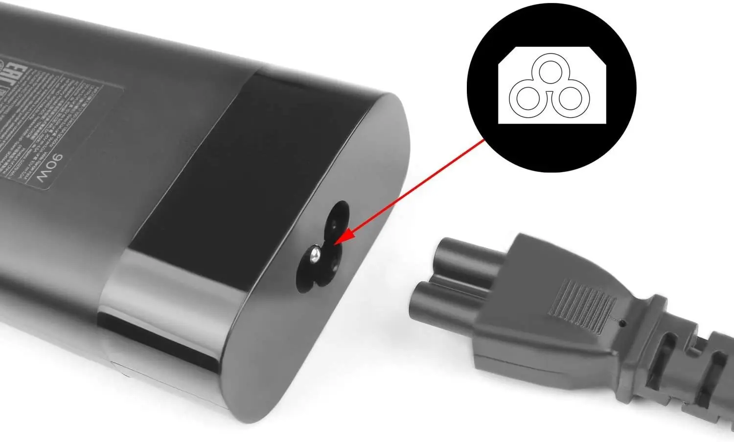 huiyuan Compatible with 90W Type-C Spectre Charger Power Adapter Fit for HP Spectre Elitebook 904082-003 TPN-DA08 ADP-90FE B