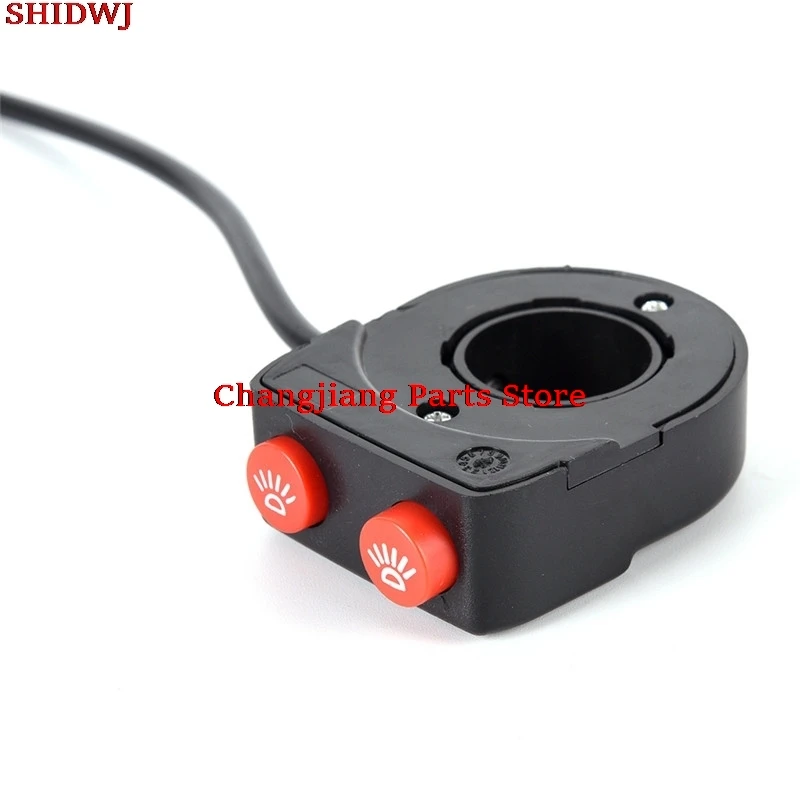 

1PC 7/8'' Motorcycle Bike Handlebar On Off Button Head Spot Fog Light Switch Button Useful Hot Sale