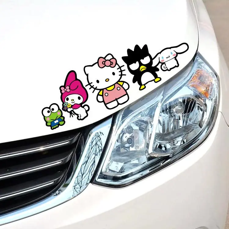 Наклейки на лобовое стекло 28 см х 9 см|hello kitty car sticker|auto tuningcar sticker |