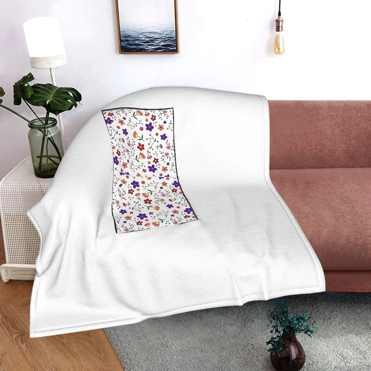 

Jhk-1624004764973 Printed car pillow blanket, bolster blanket, sofa blanket