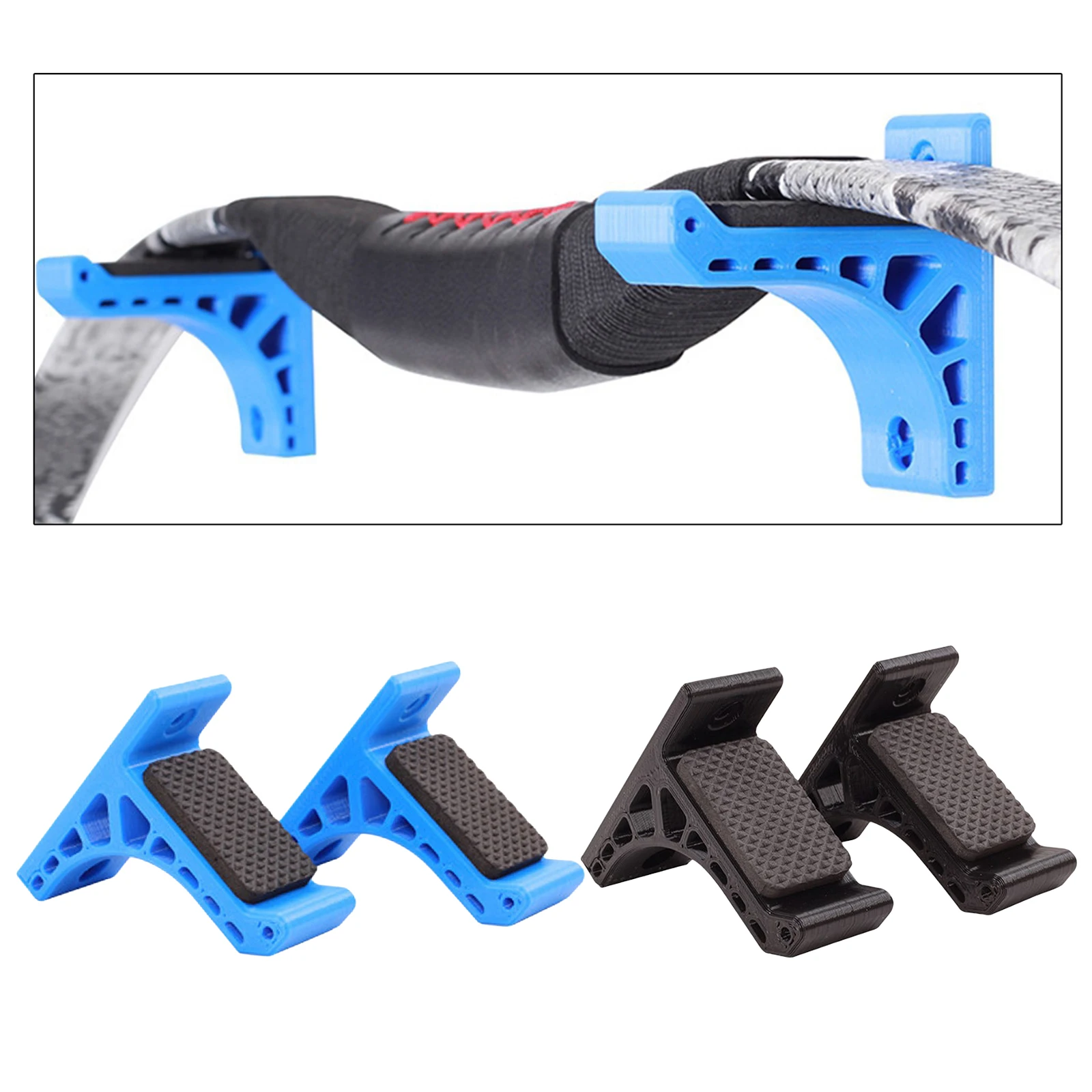 

Solid Archery Bow Wall Rack Foam-Padded Holder Display Bracket Hanging Frame