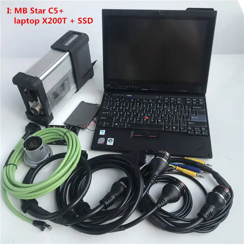MB Star C5 SD Connect sd c5 с ноутбуком X200T (4g) диагностическое программное обеспечение SSD hdd