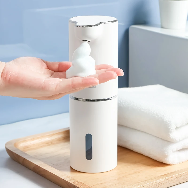 

Automatic Foam Soap Dispensers Smart Washing Hand Machine With USB Charging White High Quality ABS Material household Bathroom