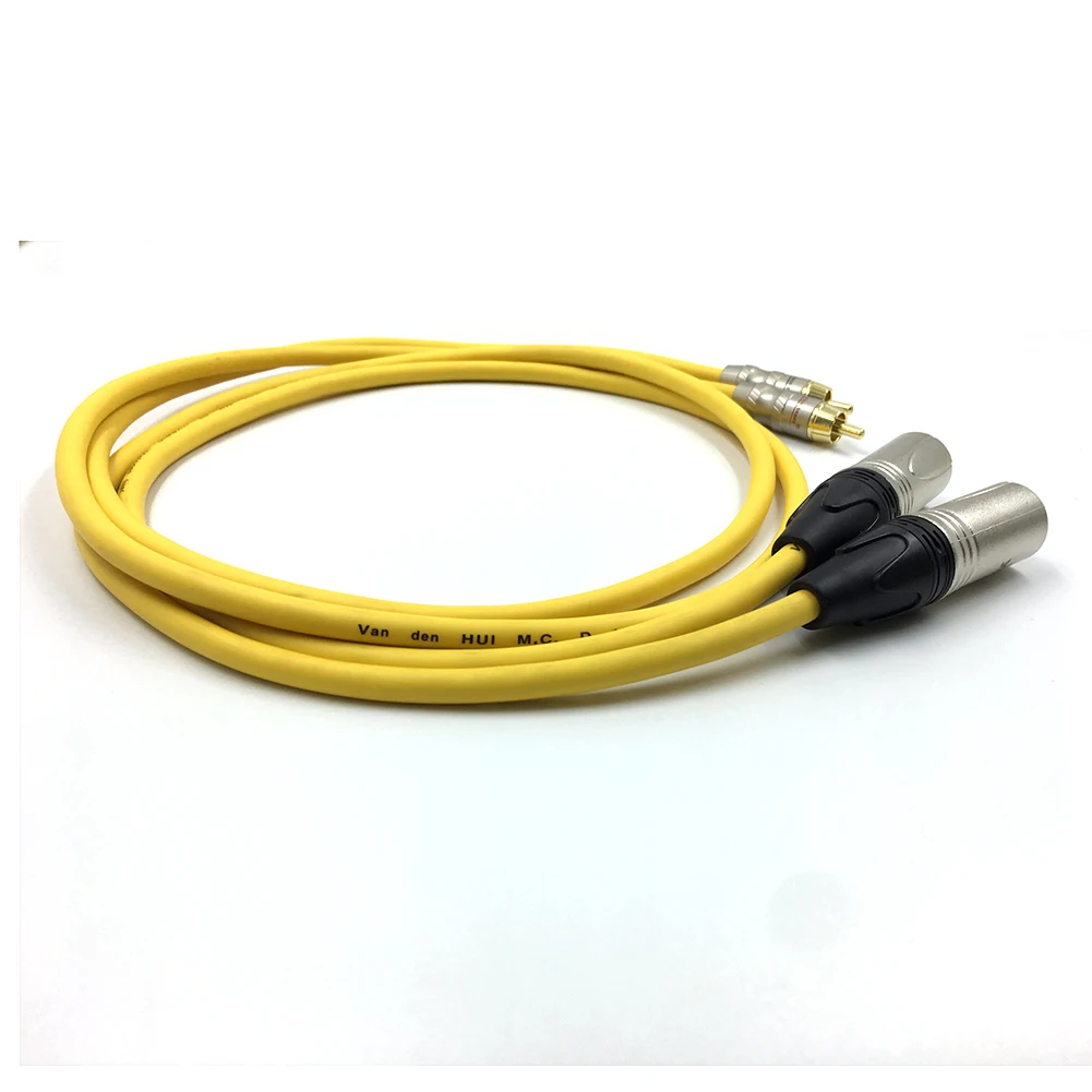 Кабель Hifi Rca-Xlr папа кабель 2 Xlr-2 Rca стерео аудио соединительный микрофонный |