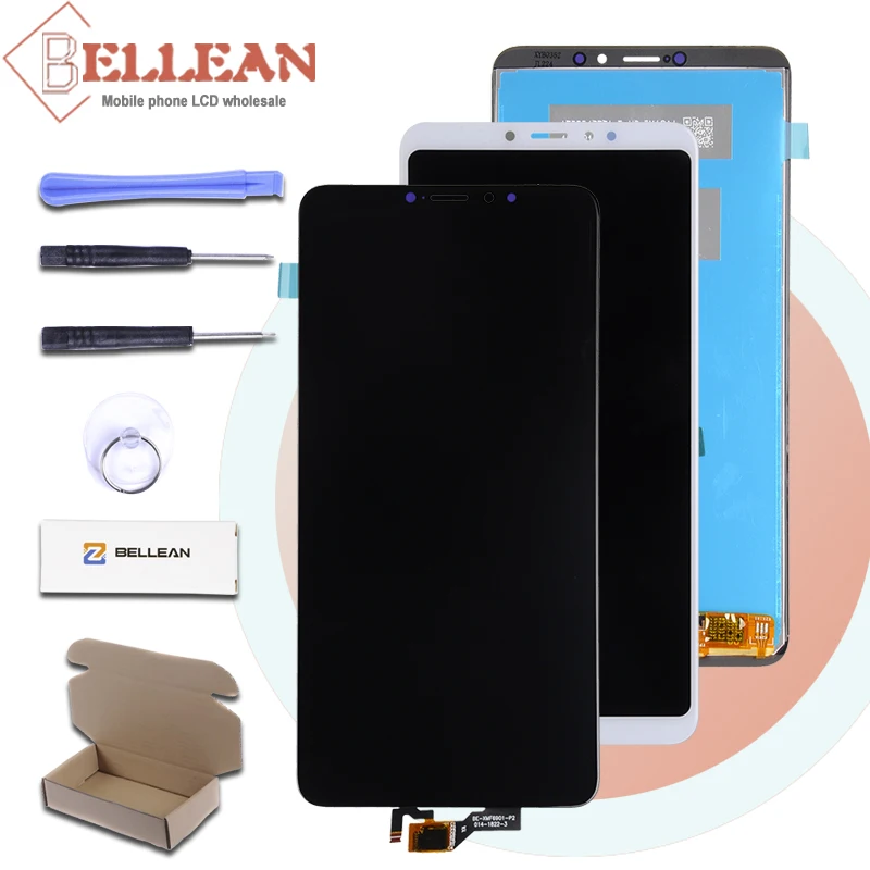 HH продвижение Mi Max 3 ЖК дисплей сенсорный экран дигитайзер сборка для Xiaomi с рамкой