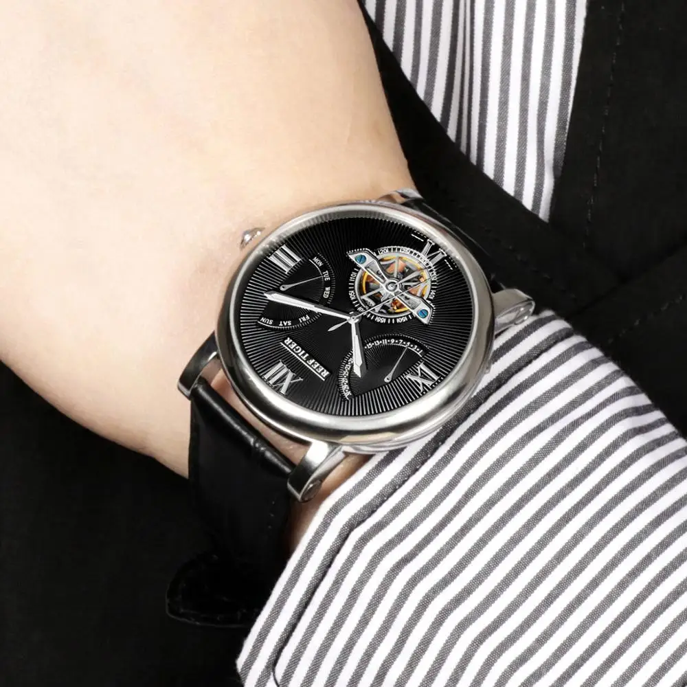 Часы наручные мужские автоматические механические Роскошные водонепроницаемые