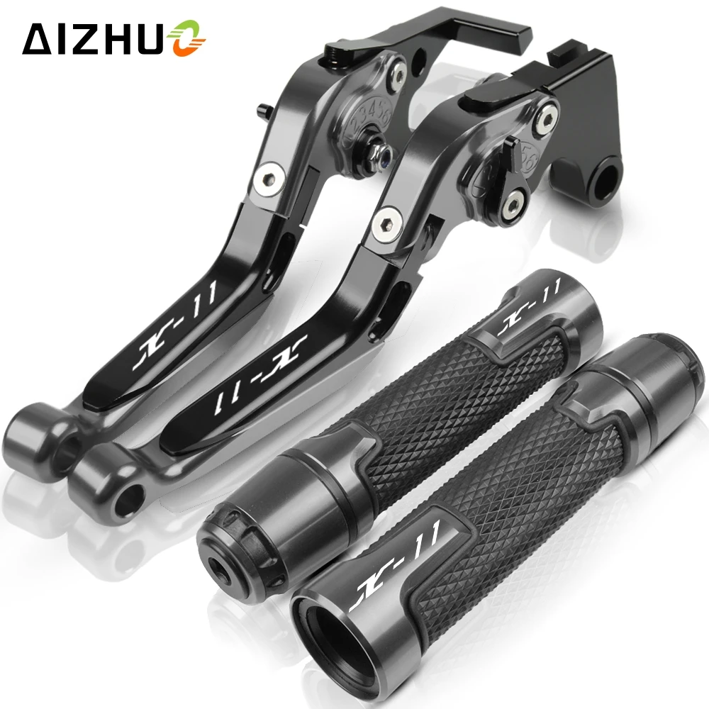 

Алюминиевый Рычаг тормозной муфты CNC для Honda X-11 X 11 1999-2002 2001 2000, регулируемые Складные Выдвижные ручки