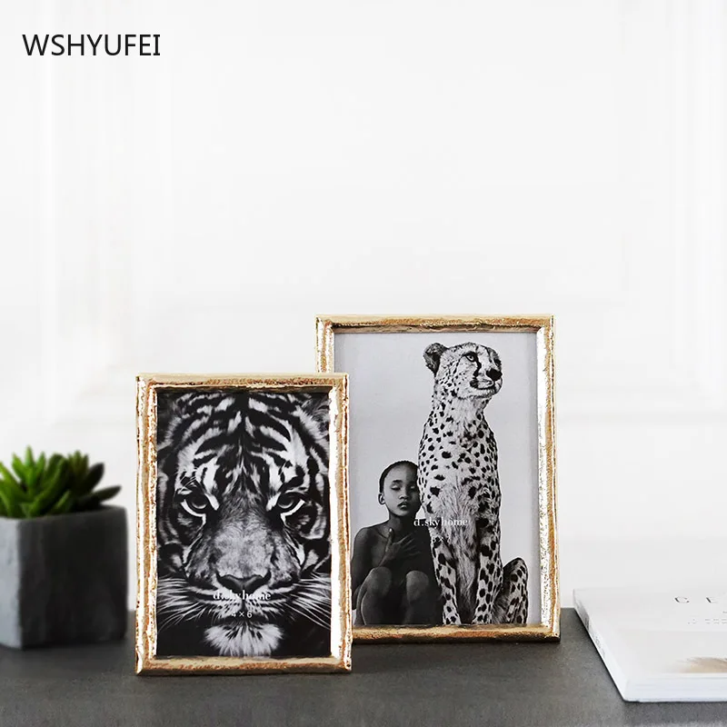 Фоторамка WSHYUFEI из смолы 6/7 дюйма настольное украшение милая рамка для