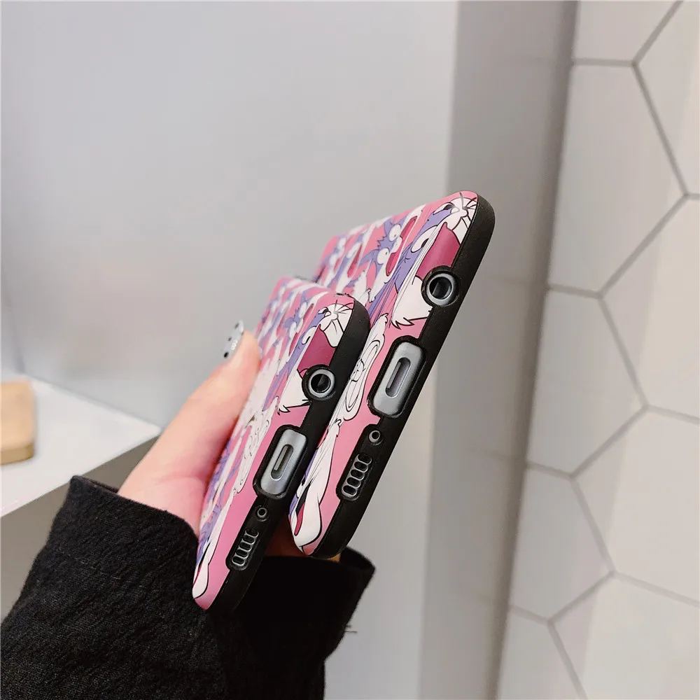 LPWZHMG чехол с рисунком кролика для Samsung Galaxy S8 S9 Plus S10 S10plus Note 8 9 10 pro мягкие чехлы