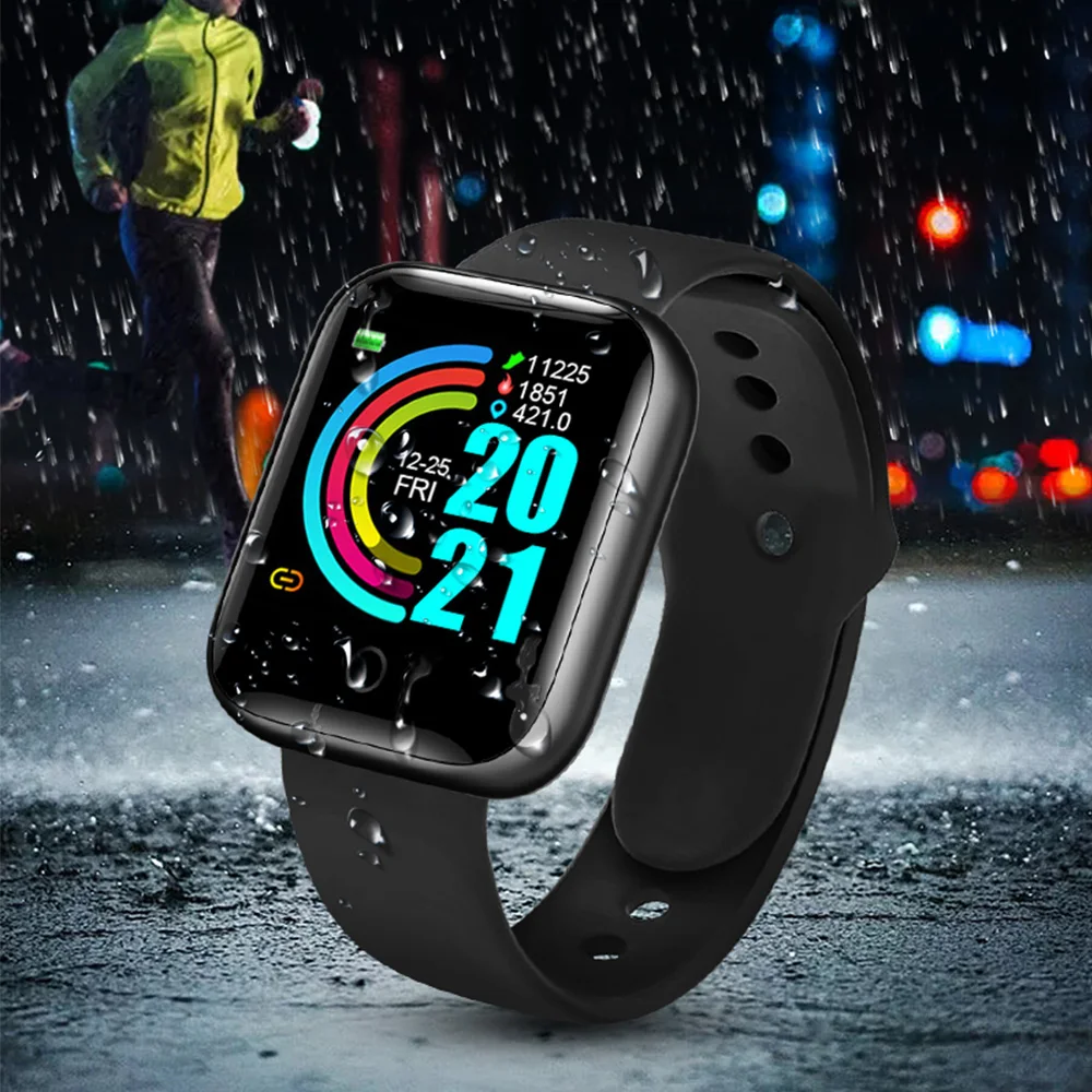 Фото Новинка 2021 умные часы D20 мужские для мужчин женские фитнес-браслет Android |