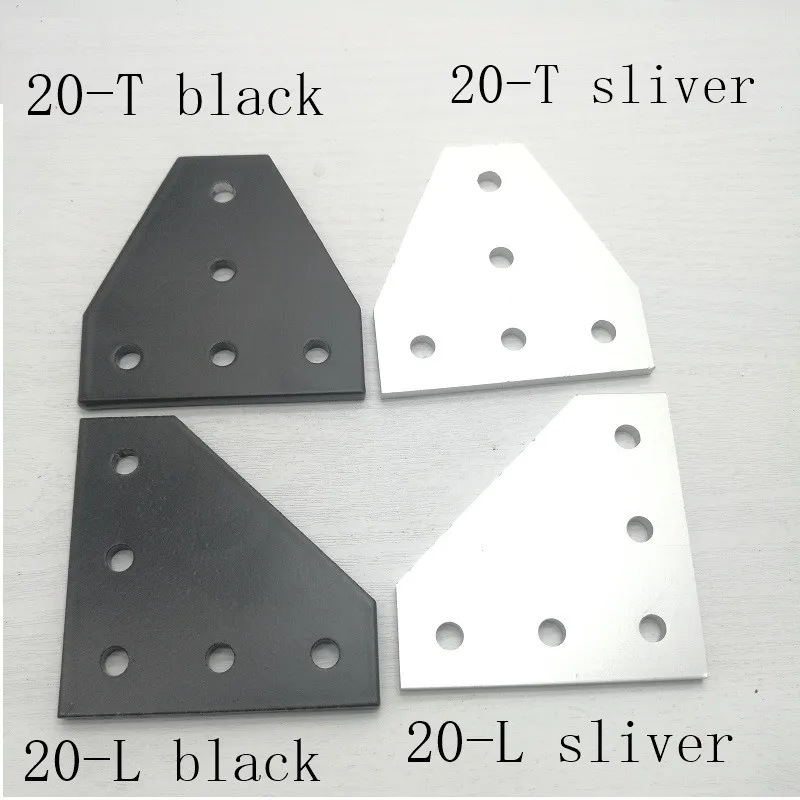 Алюминиевая плата с 5 отверстиями 90 градусов угловой кронштейн соединительная