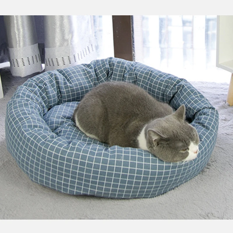 Hoopet Pet Cat диван для отдыха яйцо Tart образный дом PP Хлопок кошка кровать мягкий плюшевый Кот коврики большая корзина собака матрас товары для домашних животных
