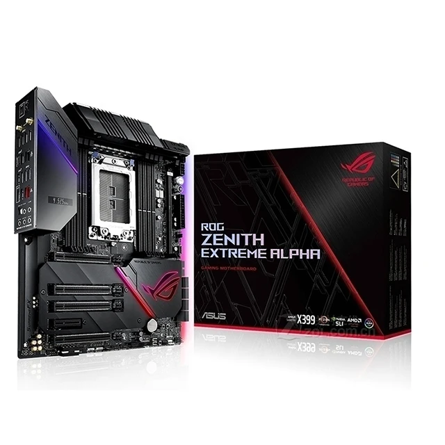 

(ROG) ZENITH II EXTREME ALPHA motherboard Design 3D drawing board TRX40 ROG ZENITH II EXTREME