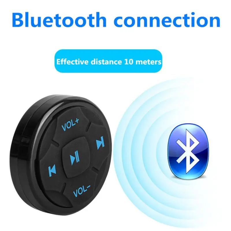 Универсальный Автомобильный руль беспроводной Bluetooth пульт дистанционного