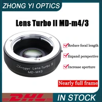 zhongyi optics md m43 ii lens adapter ring for minolta md mount lens to camera panasonic olympus blackmagic bmpcc4k m43