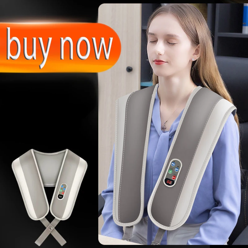 

Multifunctional electric hammer massage shawl cervical massager heating neck shoulder waist back household shawl