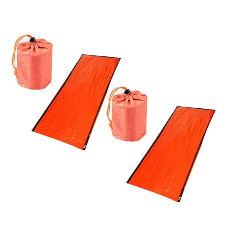 Кемпинг Аварийный спальный мешок Водонепроницаемый легкий термо Bivy одеяло для