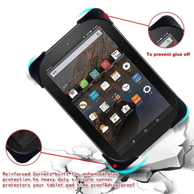 KK & LL для Amazon Fire HD 8 (5 е/6Е/7е/8е поколение 2015 2016 2017 2018 выпуск) силиконовый чехол
