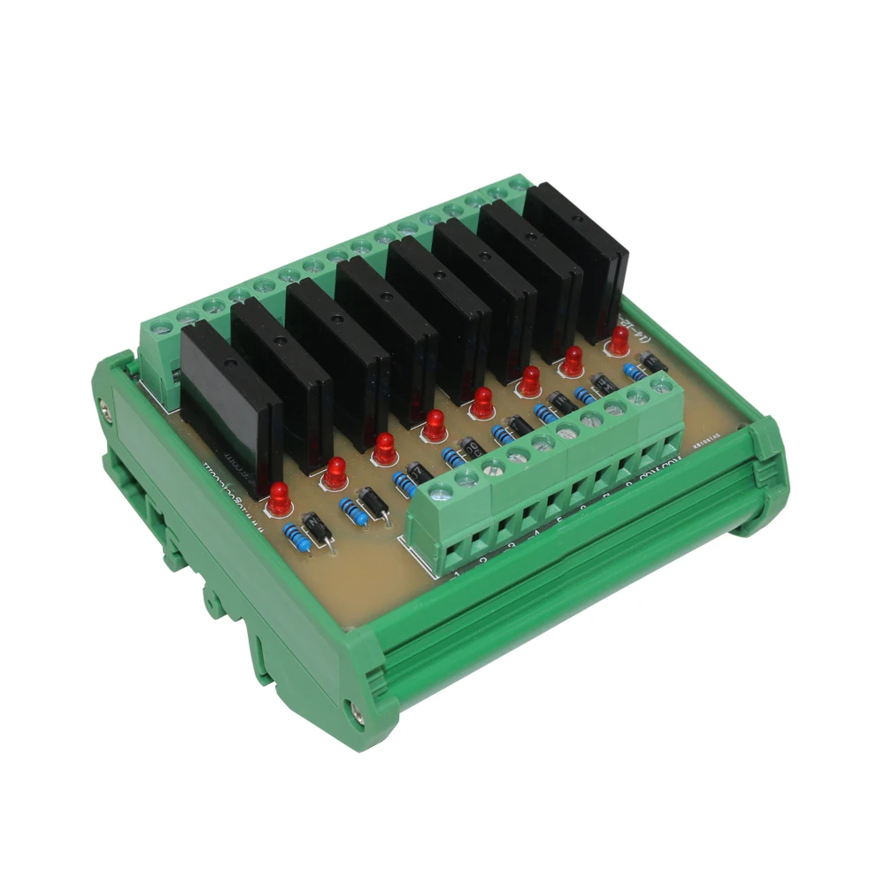 

OEM ODM Switching Output Solid state relay Eight NPN Input 8-channel DC 12V 24V 8 channel relay module