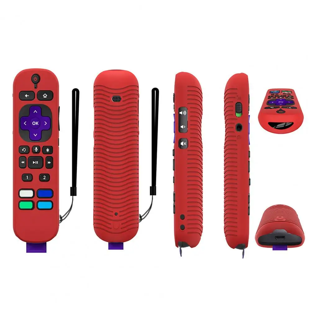 Protective Case Waterproof Shock-proof Top Opening Remote Control Replaceable Pad for TCL-Roku Voice Pro | Электроника