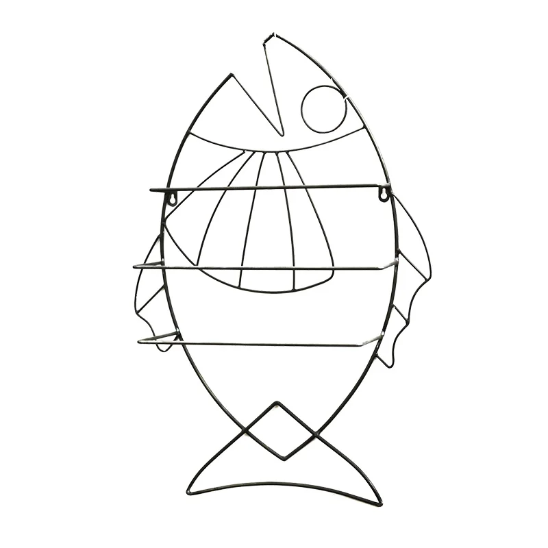 

Fish Towel Hang Metal Wall Mounted Towel Rack